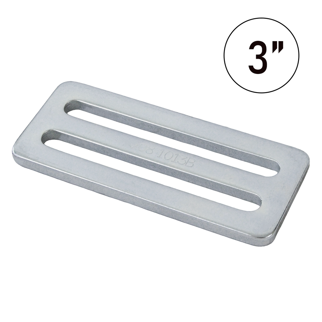 3-Bar Slide Adjuster - 5000lb Break Strength - Zinc Plated (1.75", 2", 3")