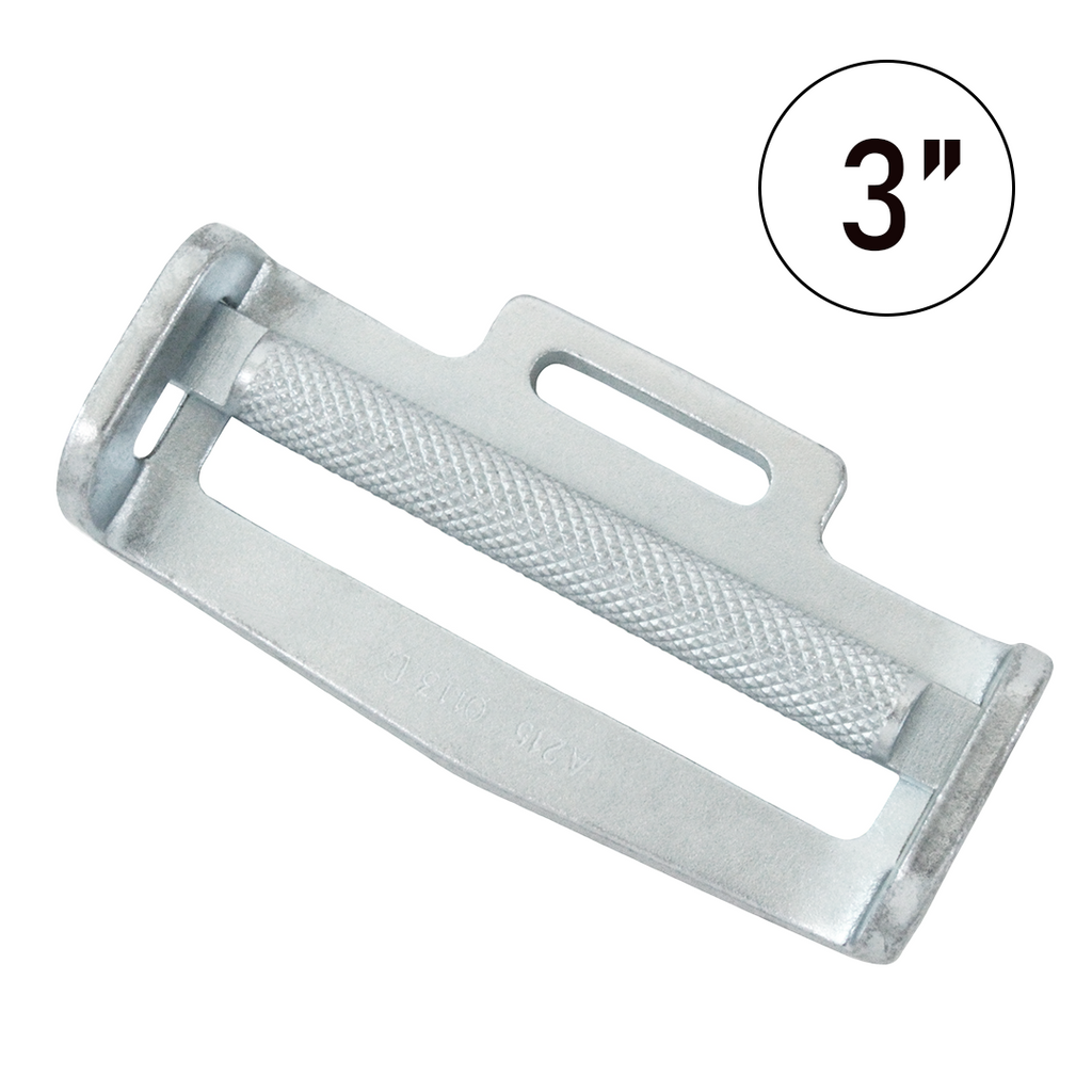 Roller Tie Down Adjuster - Zinc Plated (1.75", 3") - Racing, Rodeo, Trailer