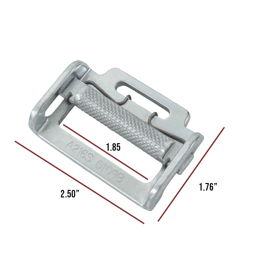 1.75" Spring Loaded Slide Bar Adjuster - Auto Tension, Secure Cargo