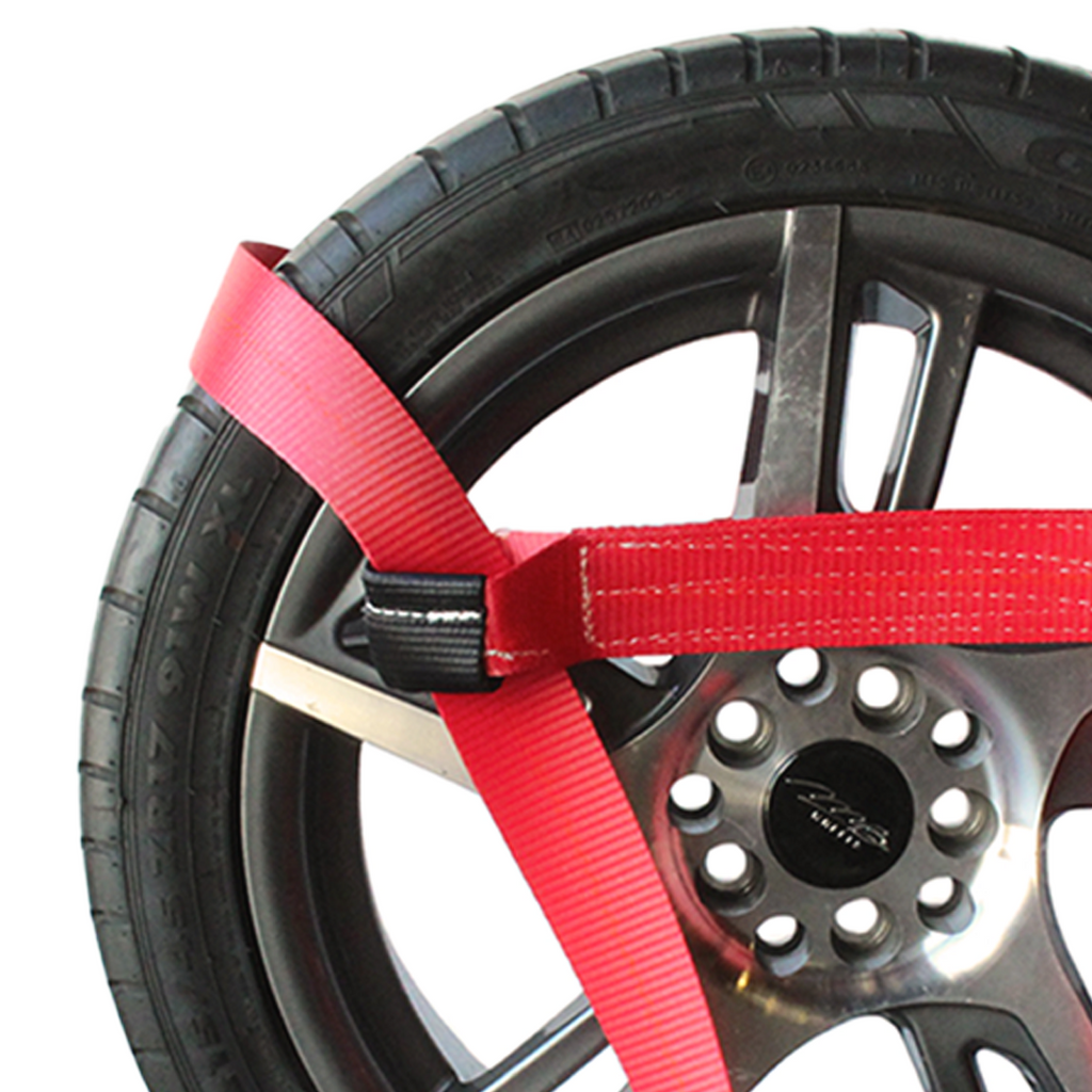 Boxer 8-Point Roll Back Vehicle Tie-Down Kit with G70 Chain Extensions - Set of 4