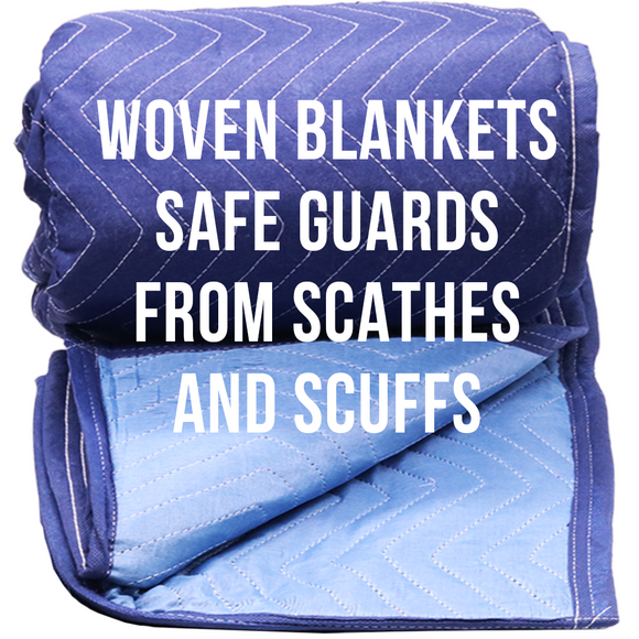 Pro-Shield Heavy-Duty Moving Blanket: 72" x 80" Professional Grade Furniture & Floor Protection Pad