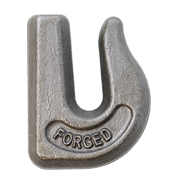 Heavy-Duty 3/8" Forged Clevis Grab Hook - Secure Cargo on Flatbed Trucks & Trailers - 0