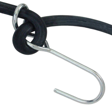 Rubber Rope Hooks - Set of 20: Compatible with 3/8" and 7/16" Rubber Cords for Custom Tie-Down Solutions - 0