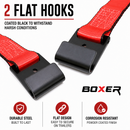 Boxer EliteGrip 2" x 8' Premium Wheel Basket Tire Holder with Flat Hooks and High-Performance Rubber Sleeves-4