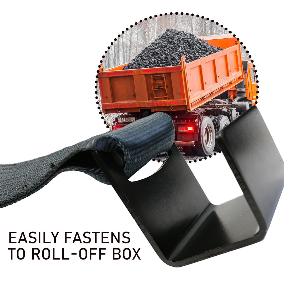 4" XL Flat Container Hook - 19,567 lbs. Breaking Strength