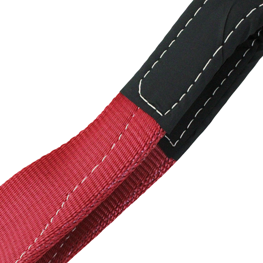 TitanStrap 33,000 lbs Recovery Strap (4" x 30') – Heavy Duty Nylon Snatch Strap with 20% Stretch & Reinforced Loops