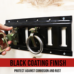 Boxer 1 Feet Horizontal Black E Track