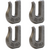 Boxer Weld On Grab Chain Hook G70 Forged – Heavy Duty Hooks - 4 Pack