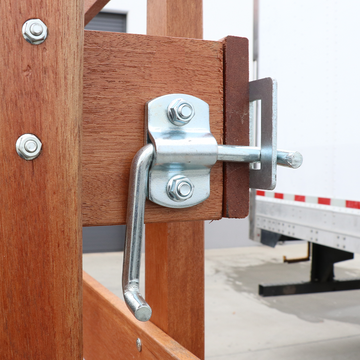 Complete Truck Corner Gate Latch Kit with Bolts and Nuts: Easy Install, Secure Hold - 0