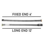 Boxer 2 Pack Heavy Duty 4" Roll-Off Winch Strap with Hook and Loop End for Containers, Trucks, and Trailers - 24,000 B/S