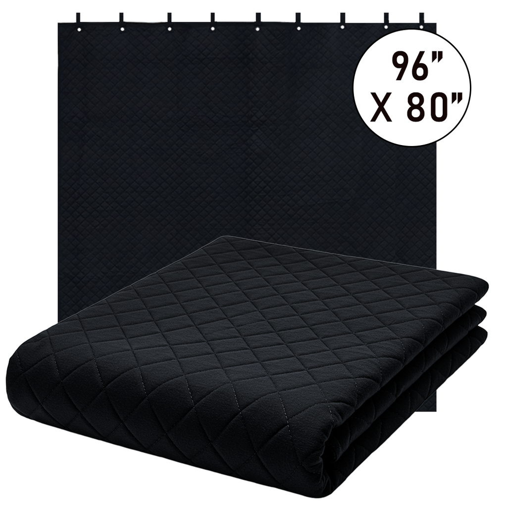 BoxerTool 96" x 80" Duo-Tone Acoustic Blanket: Ultimate Protection & Sound Dampening