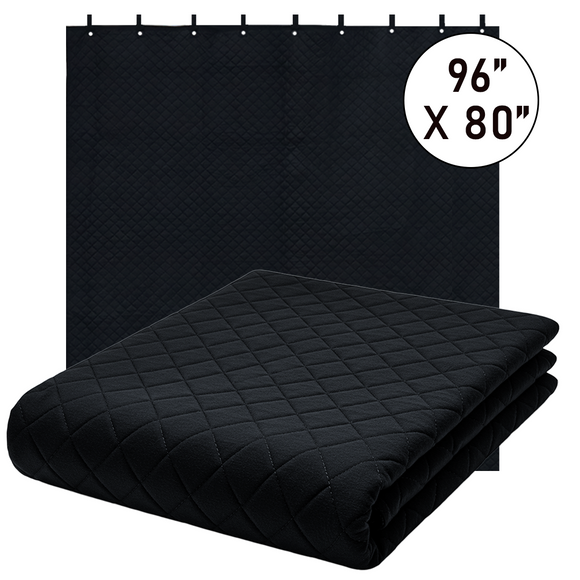BoxerTool 96" x 80" Duo-Tone Acoustic Blanket: Ultimate Protection & Sound Dampening