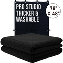 BoxerTool PRO Studio 78" x 48" Thicker Multi-Mount Woven Acoustic Absorption Blanket with All-Around Grommeted Loops-1