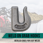 Boxer Weld On Grab Chain Hook G70 Forged – Heavy Duty Hooks - 4 Pack