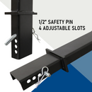 Boxer Pro-Grade 24" Adjustable C Channel Pipe Stake for Flatbed Trailers-4