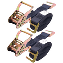 2" x 16' Ratchet Buckle Logistic Tie-Down for Wood Slat Box Trucks – 1,200lb WLL-1
