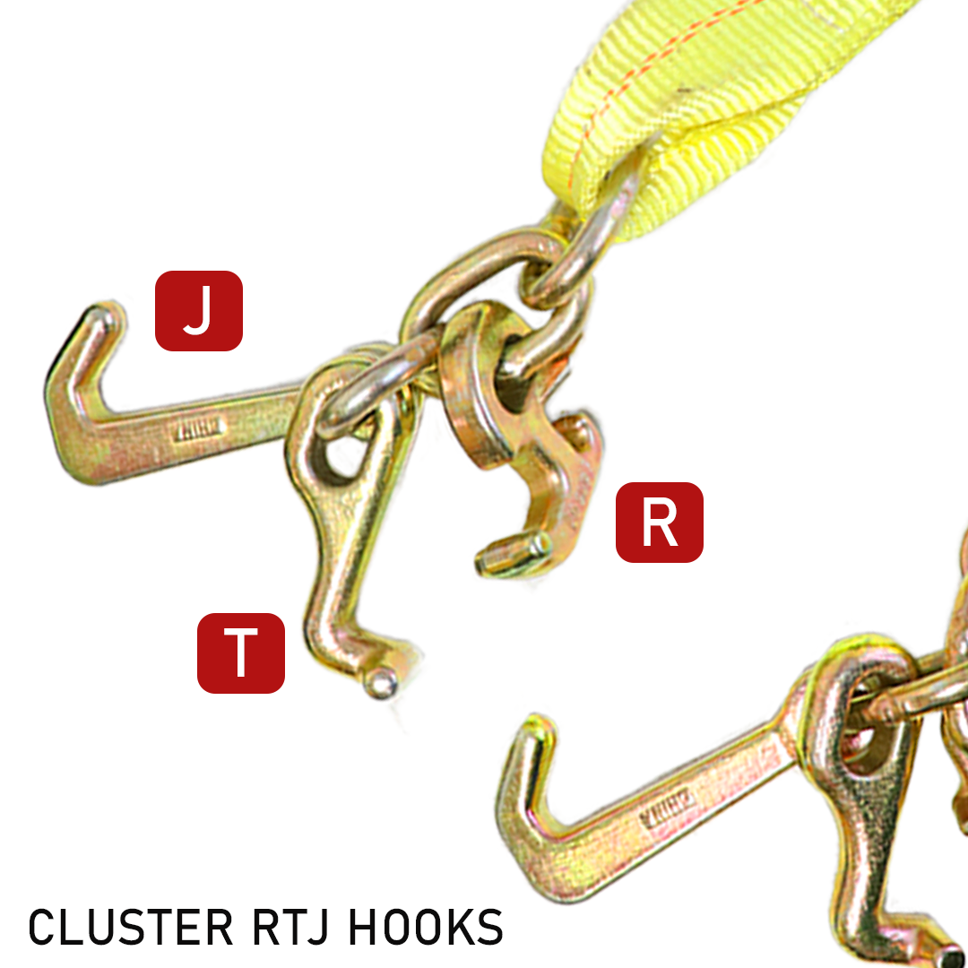 Boxer Precision V-Flex Heavy-Duty 3" x 24' with Forged Cluster RTJ Hooks