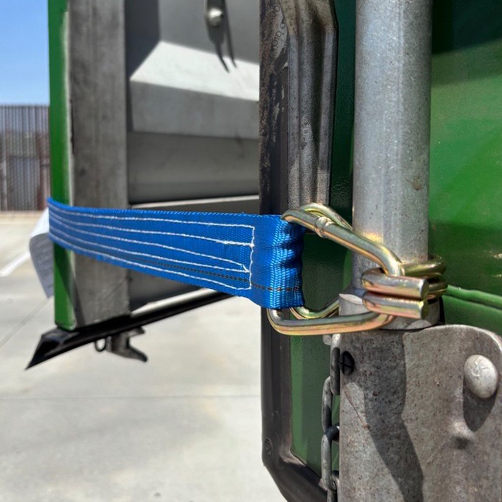 Heavy-Duty 24" Container Truck Door Safety Strap - 5000lb Capacity
