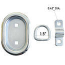Recessed Mount Contoured Shape with 1.5" D Ring-3
