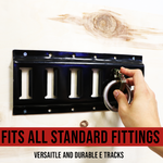 Boxer 1 Feet Horizontal Black E Track