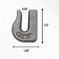 Boxer Weld On Grab Chain Hook G70 Forged – Heavy Duty Hooks - 4 Pack