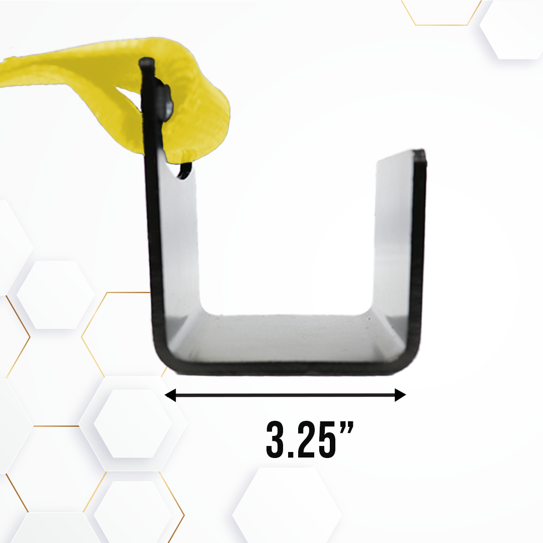 XL Container Flat Hook 4"