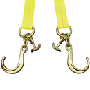 Boxer High-Strength V-Bridle Strap with Yellow Chrome Finish, 8" J Hook, and Versatile T Hook-2