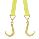 Boxer V-Flex TitanHook Precision V-Bridle Strap with 8" Forged Towing J Hook-2