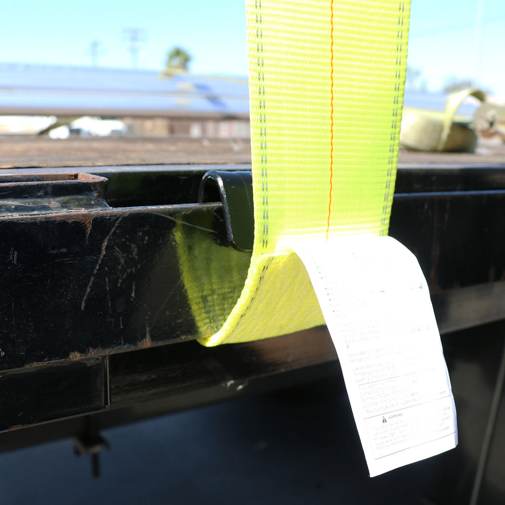 Boxer 2" x 27' Ratchet Strap with Wide Handle and Flat Hooks - 10,000 lbs Load Capacity