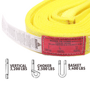 Heavy Duty 2" Lifting Sling with Reinforced Twisted Loop Eyes-5
