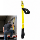E-Track Pull-Up Assist Strap, 36-Inch Trailer Access Dual Handle with Delta Ring Fitting, Heavy-Duty Reinforced Webbing,-1