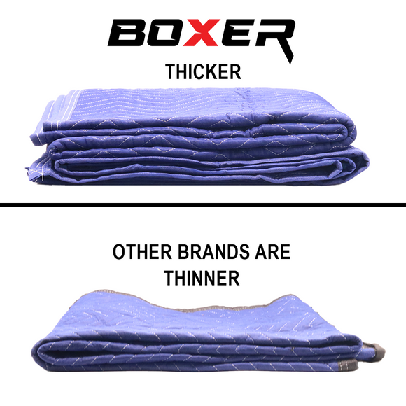 Pro-Shield Heavy-Duty Moving Blanket: 72" x 80" Professional Grade Furniture & Floor Protection Pad