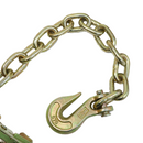 Boxer 2" Ratchet Buckle with 5/16" Grade 70 Chain Hook Extension - 10,000 lbs Breaking Strength-4