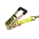 Pro Hauler 2" Long Wide Ratchet Buckle: Heavy-Duty 10,000 lbs Capacity with Ergonomic Rubber Handle-2