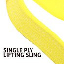 Heavy Duty 2" Lifting Sling with Reinforced Twisted Loop Eyes-7