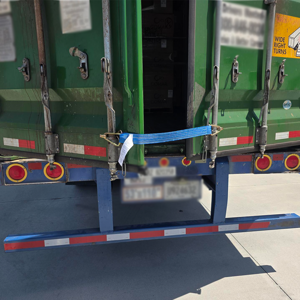 Heavy-Duty 24" Container Truck Door Safety Strap - 5000lb Capacity