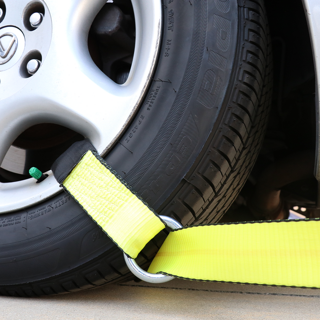 Heavy Duty 2" O-Ring Tie Down Hook - 5500 lbs Breaking Strength, Versatile Securement for Cargo