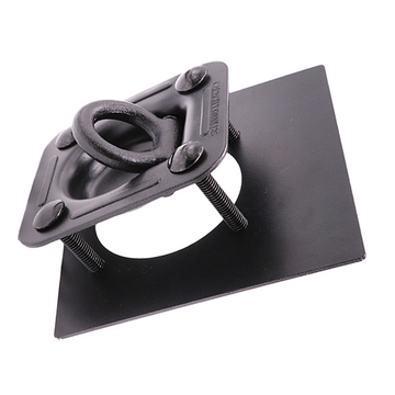 Secure Cargo with Ease: Recessed Pan D-Ring Floor Mounts (4 Pack) with Backing Plates & Hardware - 0