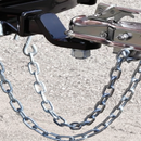 3/16" x 48" Zinc-Plated Grade 30 Trailer Safety Chain with Dual Safety Latch Hooks-2