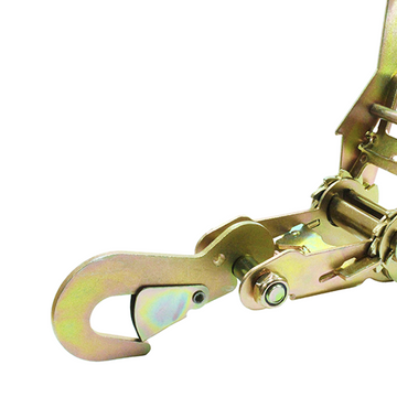DuoForce 2" Ratchet Buckle with Snap Hook Extension: 6,000 lbs Breaking Strength - 0