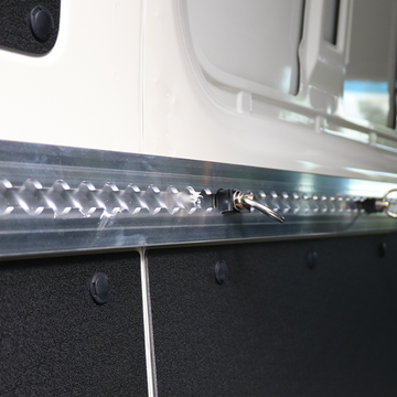 MaxSecure 2-Feet Aluminum Logistic Tracks: Set of 2 - 2200 lbs Load Capacity - 0