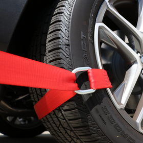 2" x 10' Pro Red Refined Auto Lasso Tie Downs - Set of 4 - 0