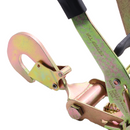 2" Heavy-Duty Pro Ratchet Buckle with Snap Hook – 10,000 lbs Strength, Double Locking Security, Ergonomic Design-2
