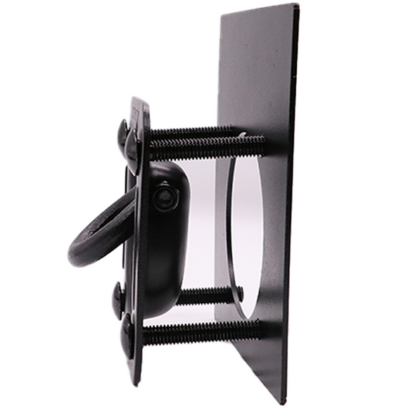 Secure Cargo with Ease: Recessed Pan D-Ring Floor Mounts (4 Pack) with Backing Plates & Hardware