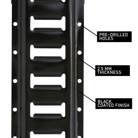 Heavy-Duty 1 Foot E-Track, Set of 4