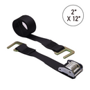 2" x 12' Cam Buckle Logistic Tie-Down for Wood Slat Box Trucks – 1,000lb WLL-1