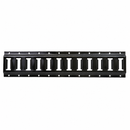 5ft Black Horizontal E-Track: Ultimate Cargo Control & Organization-1