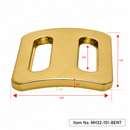 1" Bent Slide Bar Tie Down Webbing Adjuster - 3300lb Break Strength - Easy Grip, Low Profile-2