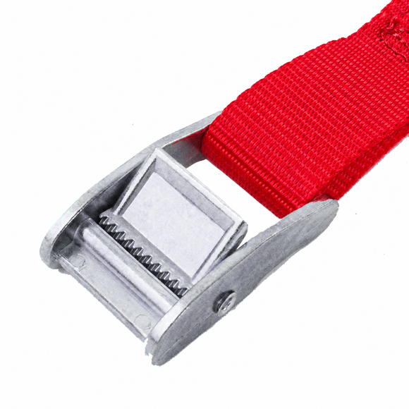 Boxer Universal 1" x 10' Cam Buckle Tie Down with S Hooks - 700 lbs Breaking Strength