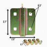 Bolt On E Track Fitting Accessory - DIY Organizer 2 Pack